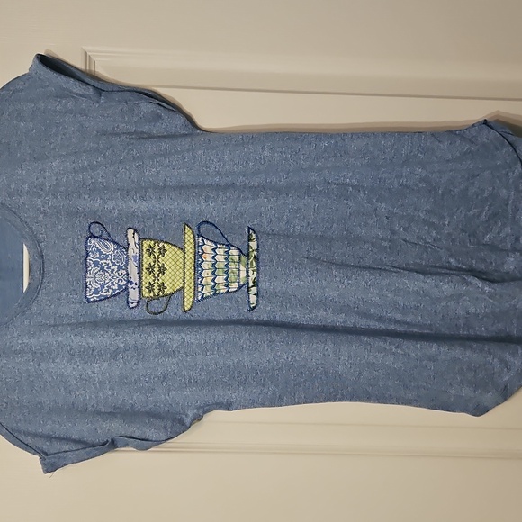 Tea Cup/ Tea Party Long T-shirt - Picture 2 of 5